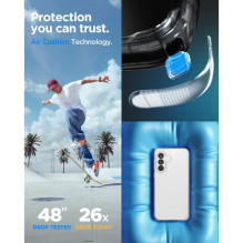 „Samsung A37 5G“ dėklas „Spigen Ultra Hybrid“, skaidrus