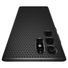 SPIGEN Luqid Air dėklas SAMSUNG S22 ULTRA matinės juodos spalvos