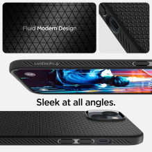 SPIGEN case LIQUID AIR for IPHONE 14 matte black SPIGEN case LIQUID AIR for IPHONE 14 matte black