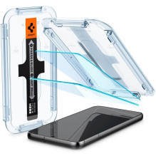 SPIGEN tempered glass GLAS.TR "EZ FIT" 2-pack for SAMSUNG S23 transparent