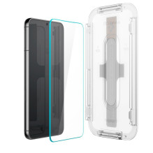 SPIGEN grūdinto stiklo GLAS.TR "EZ FIT" 2 vnt. pakuotė, skirta SAMSUNG S23 telefonui, skaidrus