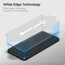 SPIGEN grūdinto stiklo GLAS.TR "EZ FIT" 2 vnt. pakuotė, skirta SAMSUNG M54 5G, skaidrus