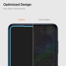 SPIGEN grūdinto stiklo GLAS.TR "EZ FIT" 2 vnt. pakuotė, skirta SAMSUNG M54 5G, skaidrus