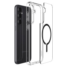 SPIGEN dėklas ULTRA HYBRID Onetap Ring, suderinamas su MagSafe SAMSUNG S23 FE, juodas