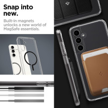 SPIGEN dėklas ULTRA HYBRID Onetap Ring, suderinamas su MagSafe SAMSUNG S23 FE, juodas