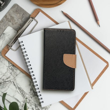 Flip case for Samsung A57 Fancy Book black / gold
