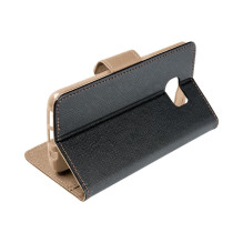 Flip case for Samsung A57 Fancy Book black / gold