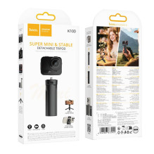 Selfie stick tripod Hoco K100 black
