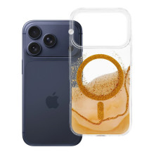 Case for iPhone 17 Pro Golden compatible with MagSafe gold