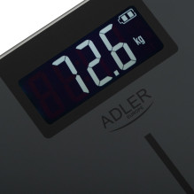 Bathroom scale ADLER AD 8194s STRIPES rechargeable USB-C Black Bathroom scale ADLER AD 8194s STRIPES rechargeable USB-C Black