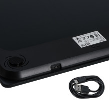 Bathroom scale ADLER AD 8194s STRIPES rechargeable USB-C Black Bathroom scale ADLER AD 8194s STRIPES rechargeable USB-C Black