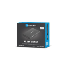 NATEC RHINO GO enclosure USB 3.0 for 2.5'' SATA HDD / SSD, black Aluminum NATEC RHINO GO enclosure USB 3.0 for 2.5'' SATA HDD / SSD, black Aluminum