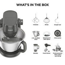 Food processor Kenwood MultiTasker KHC30.070GY, 1000 W