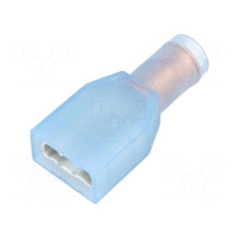 Terminal: flat, 6.3 mm, 0.8...