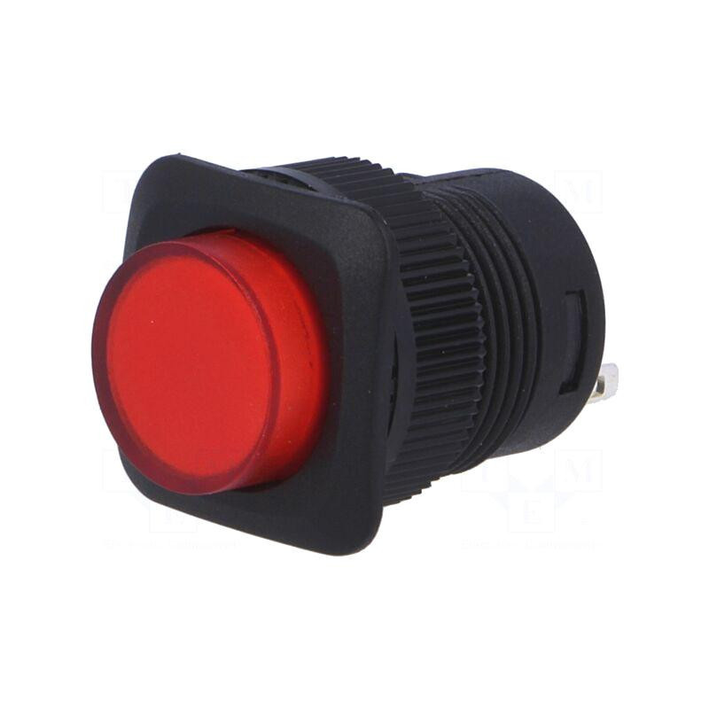 Jungiklis: mygtukas, padėtis: 2, SPST-NO, 1,5 A / 250 V kintamoji srovė, išjungta (įjungta), 1,5 kV