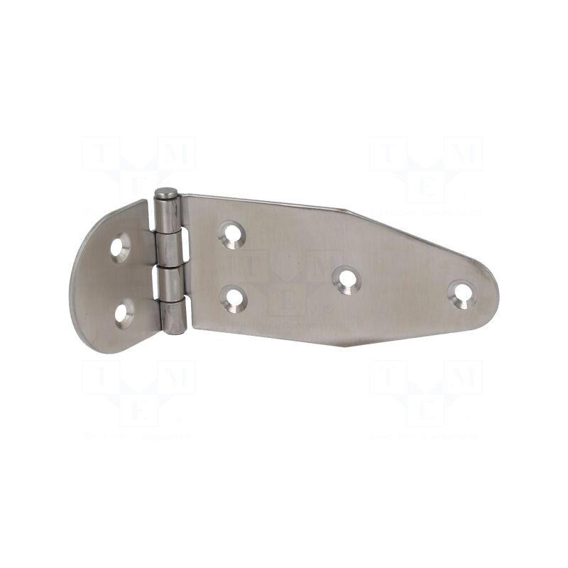 Hinge Width: 40mm A2 stainless steel H: 130mm