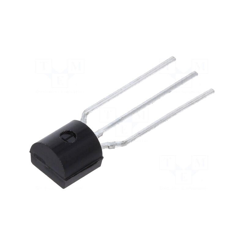 Tranzistorius: PNP bipolinis 150V 0.6A 625mW TO92