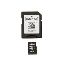 SD MicroSD Card 32GB Intenso SD-HC UHS-I retail