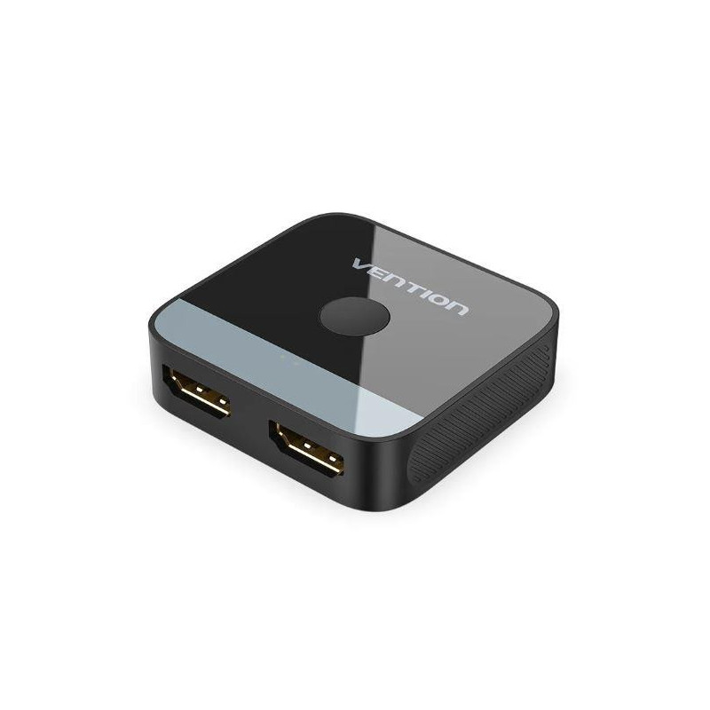 „Vention“ 2 prievadų HDMI dvikryptis 4K komutatorius, juodas, ABS tipo