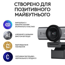 KAMERA INTERNETINĖ KAMERA MX BRIO 705 4K / GRAFITO 960-001530 LOGITECH