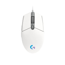 Laidinė žaidimų pelė Logitech G102 Lightsync, balta Laidinė žaidimų pelė Logitech G102 Lightsync, balta