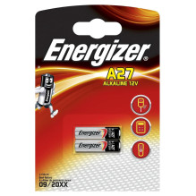 Batteries Energizer EN27B2, A27 / L828, 12 V, 2 pcs Batteries Energizer EN27B2, A27 / L828, 12 V, 2 pcs