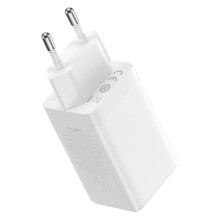 Charger Baseus GaN5 Pro, 2 x USB Type C / USB-A, white