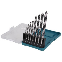 Medienos grąžtų komplektas Makita, 3-10mm, 8 vnt Medienos grąžtų komplektas Makita, 3-10mm, 8 vnt