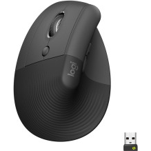 Computer mouse Logitech Lift Left, graphite