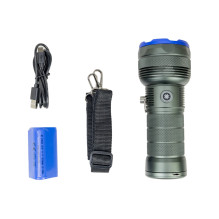 PNI Adventure F820 200 W žibintuvėlis, 3 apšvietimo lygiai ir „Turbo“, 20000 liumenų, iki 350 m, 2600 mAh baterija, IPX7