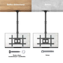 ONKRON Ceiling mount for TV...