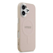 Atspėk Apple iPhone 17 PU Saffiano MagSafe dėklas, rožinis Atspėk Apple iPhone 17 PU Saffiano MagSafe dėklas, rožinis