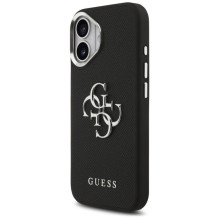 Guess Guess Grained Big 4G Classic Logo case for iPhone 17 - black