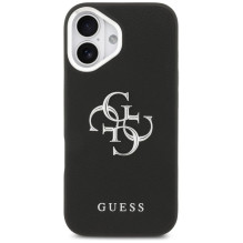 Guess Guess Grained Big 4G Classic Logo case for iPhone 17 - black