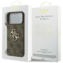 Guess Guess 4G Big Logo Case for iPhone 17 Pro Max - Brown