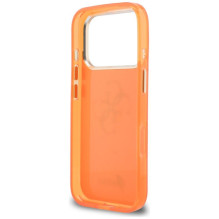 Guess Guess IML 4G Script Metal Case for iPhone 17 Pro - Orange