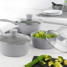 Salter BW092831EU7 Earth 3 Piece Pan Set - 16 / 18 / 20cm
