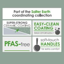 Salter BW092831EU7 Earth 3 Piece Pan Set - 16 / 18 / 20cm