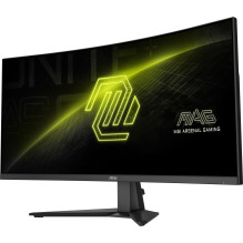 LCD Monitor, MSI, MAG 346CQ, 34", Gaming / Curved, Panel VA, 3440x1440, 16:9, 180 Hz, 1 ms, MAG346CQ