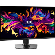 Monitor, MSI, 31.5 ", 3840 x 2160 pixels, 4K Ultra HD, Native aspect ratio 16:9, QD-OLED, Flat, MAG322UPQD-OLEDE16