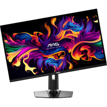 Monitorius, MSI, 31,5 colio, žaidimai, skydelis QD-OLED, 3840 x 2160, 16:9, 165 Hz, 0,03 ms, pasukamas, pasukamas, regul