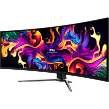 Monitor, MSI, 49 ", 5120 x 1440 pixels, Dual QHD, Native aspect ratio 32:9, QD-OLED, Curved, MPG491CQPXQD-OLED
