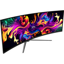 Monitor, MSI, 49 ", 5120 x 1440 pixels, Dual QHD, Native aspect ratio 32:9, QD-OLED, Curved, MPG491CQPXQD-OLED