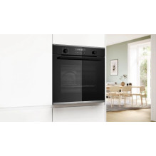 Įmontuojama orkaitė BOSCH HBG278EB3, 60 x 60 cm, juoda, su „AirFry“ funkcija, 3D karšto oro funkcija