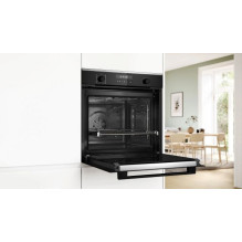 Įmontuojama orkaitė BOSCH HBG278EB3, 60 x 60 cm, juoda, su „AirFry“ funkcija, 3D karšto oro funkcija