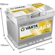 Akumuliatorius Varta SS, 60 Ah, 680 A, 12 V