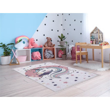 Carpet indoor Splendid UNI Printed, pink, 160 cm x 120 cm