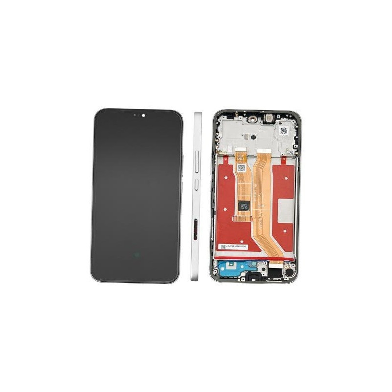 Ekranas Huawei Honor 400 Lite su lietimui jautriu stikliuku ir rėmeliu Velvet Grey originalus (service pack)