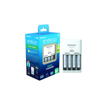 Įkroviklis - Panasonic ENELOOP K-KJ51MCD04E, Įkrauna 4xAAA Baterijas, 10 Valandų, Juoda Įkroviklis - Panasonic ENELOOP K-KJ51MCD04E, Įkrauna 4xAAA Baterijas, 10 Valandų, Juoda