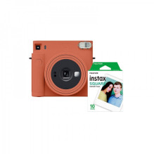 Instant camera instax SQUARE SQ1 TERRACOTTA ORANGE+instax SQUARE glossy (10 vnt)